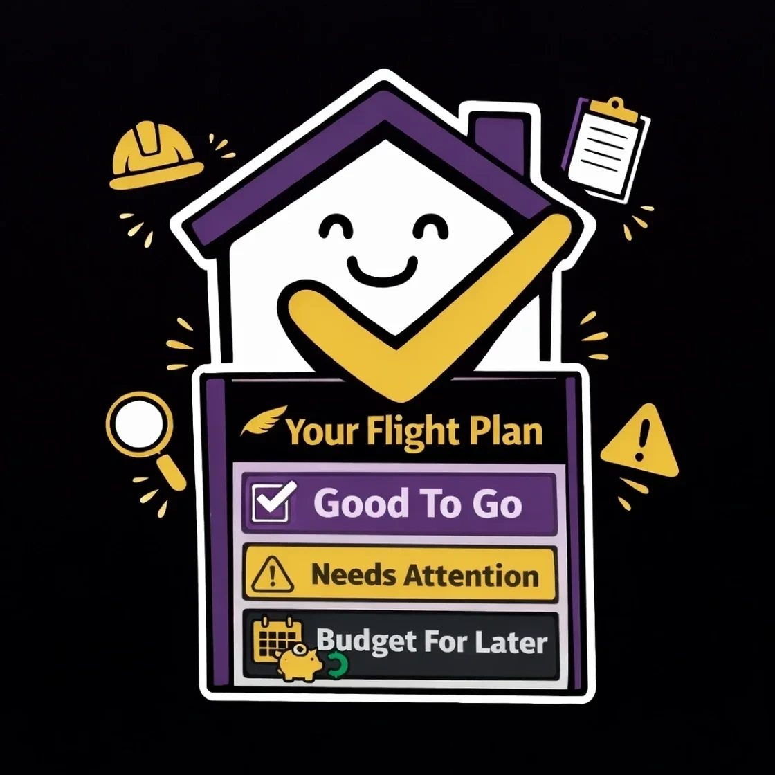 Free Flight Plan inspection illustration