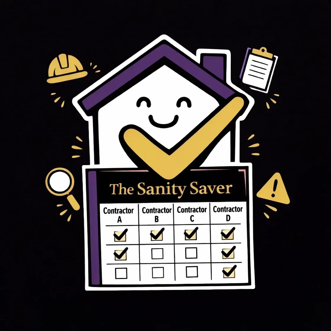 Sanity Saver guide illustration